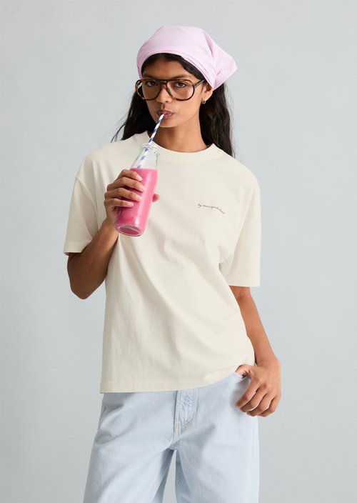 Relaxed T-shirt — Silky White