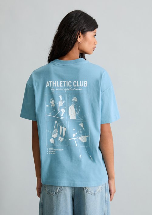 Relaxed T-shirt — Blue Dawn
