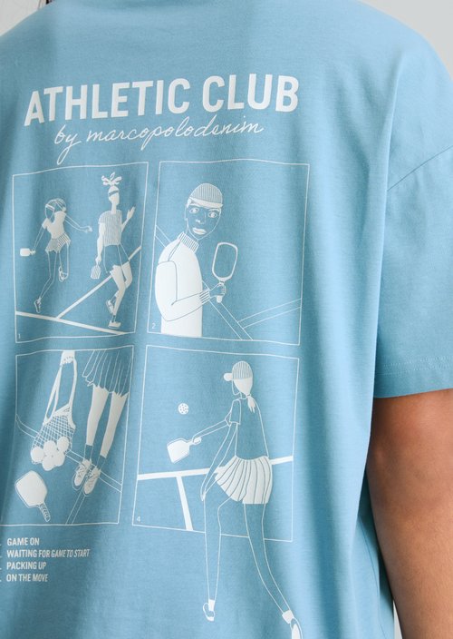 Relaxed T-shirt — Blue Dawn