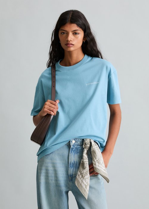 Relaxed T-shirt — Blue Dawn