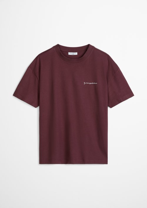Relaxed T-shirt — Merlot Red