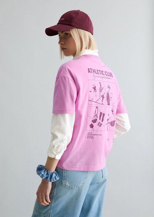 Relaxed T-shirt — Pale Bubblegum