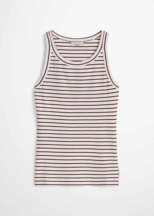 Striped tank top slim — Offwhite