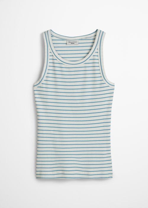 Striped tank top slim — Offwhite