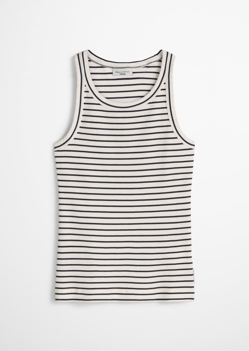 Striped tank top slim — Offwhite
