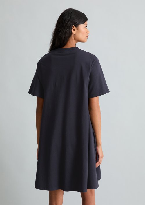 DfC Flared jersey dress — Blue Depths