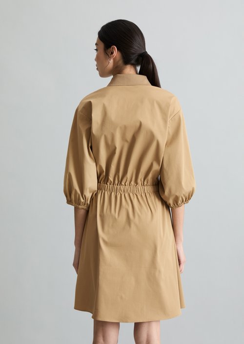 Relaxed short dress — Smoky Pine