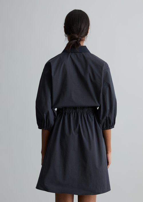 Relaxed short dress — Blue Depths