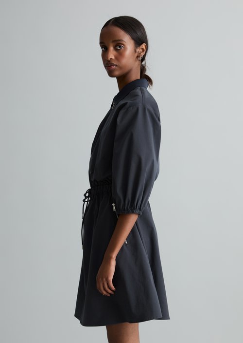 Relaxed short dress — Blue Depths