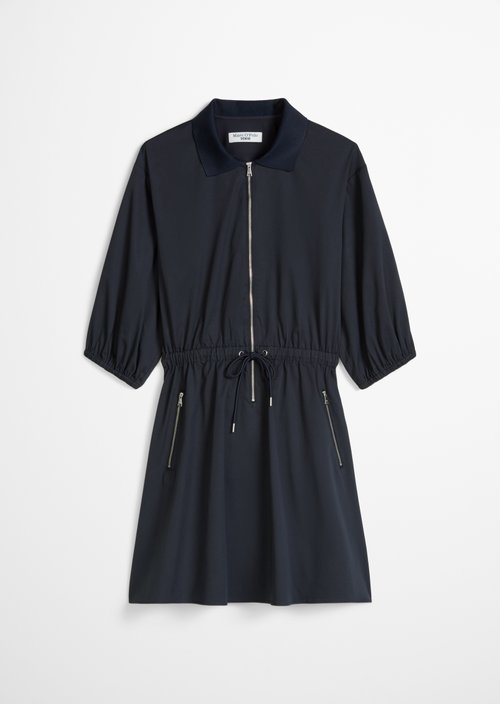 Relaxed short dress — Blue Depths