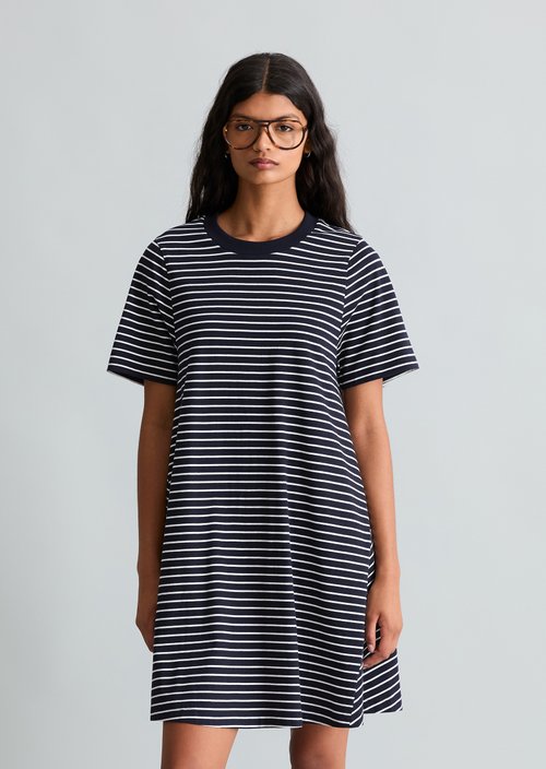 DfC Flared jersey dress — Dark Blue