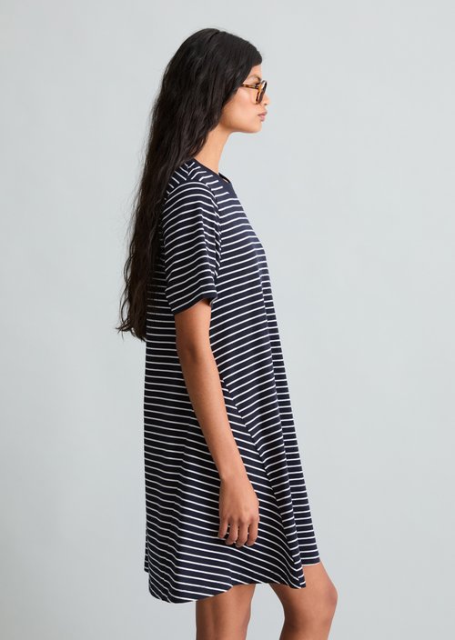 DfC Flared jersey dress — Dark Blue