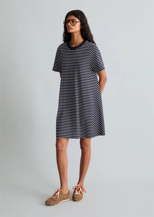 DfC Abito svasato in jersey Dark Blue in vista frontale