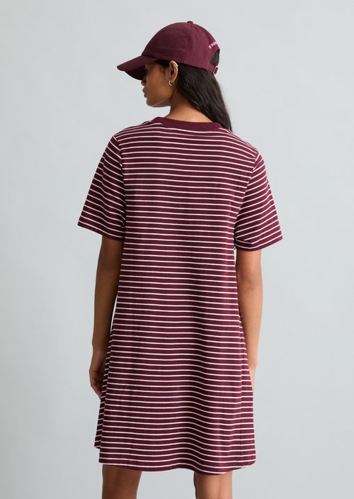 DfC Flared jersey dress — Dark Red