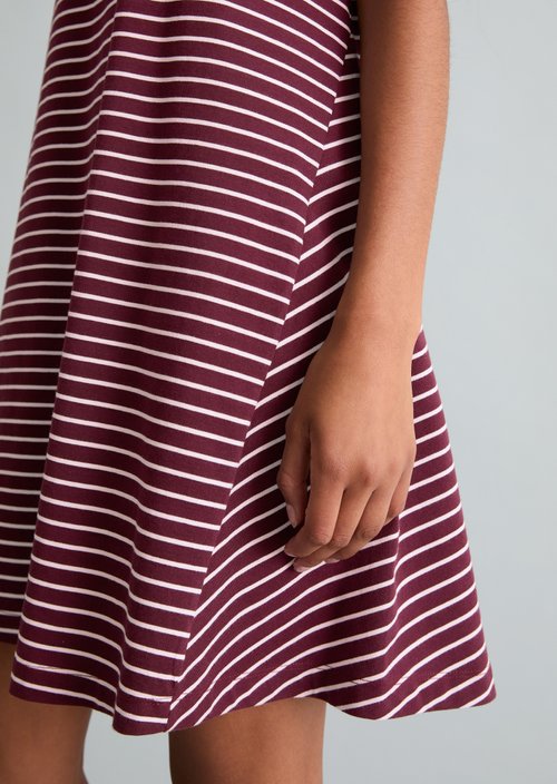 DfC Flared jersey dress — Dark Red
