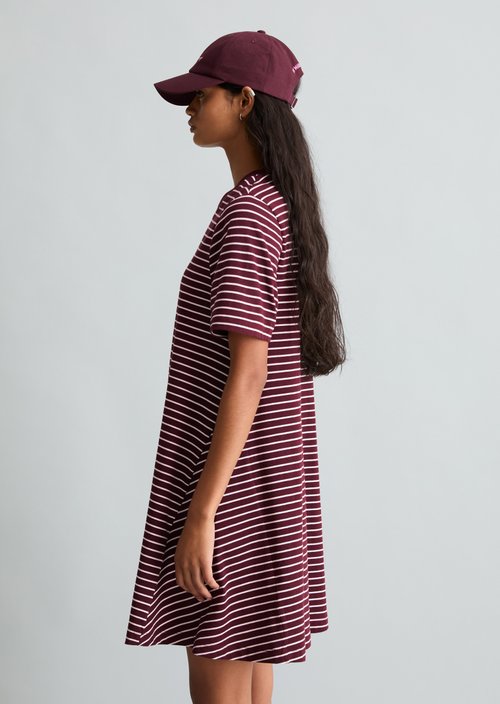 DfC Flared jersey dress — Dark Red