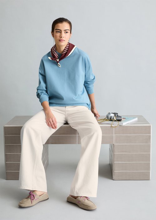 DfC oversize sweatshirt — Blue Dawn