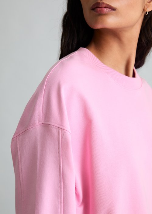 DfC oversize sweatshirt — Pale Bubblegum