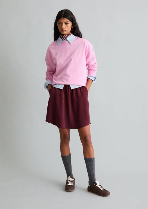 Bluza oversize DfC Pale Bubblegum w widoku z przodu