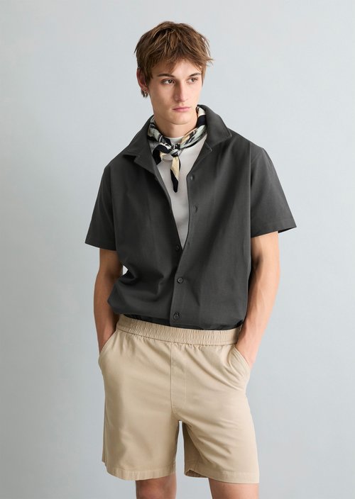 DfC oversized jersey shirt — Broken Graphite