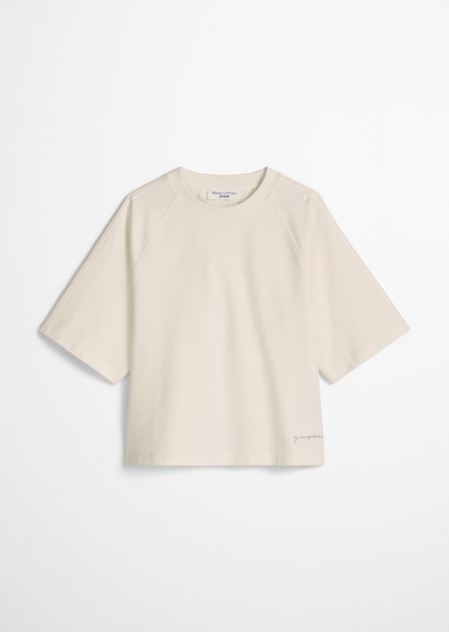 DfC short-sleeved sweatshirt relaxed — Silky White