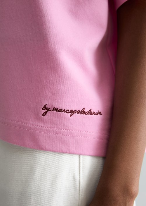 DfC short-sleeved sweatshirt relaxed — Pale Bubblegum