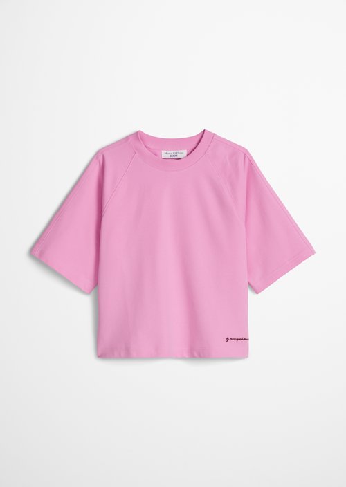 DfC short-sleeved sweatshirt relaxed — Pale Bubblegum