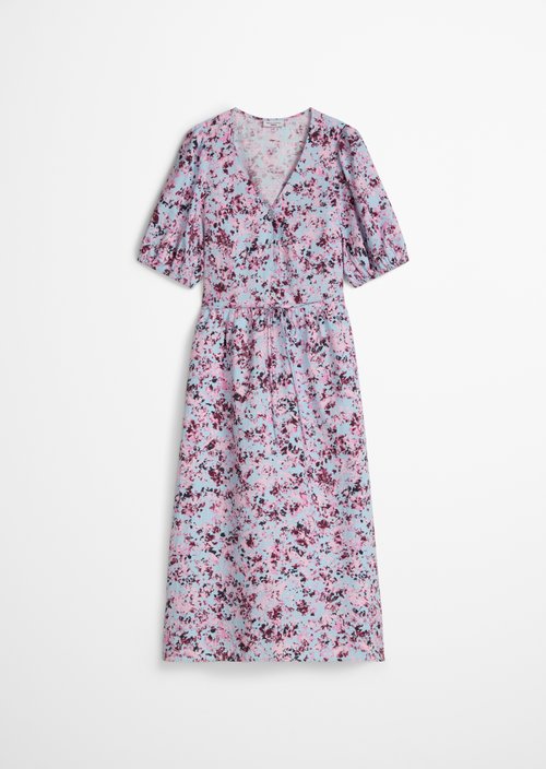 Relaxed print dress — Light Blue