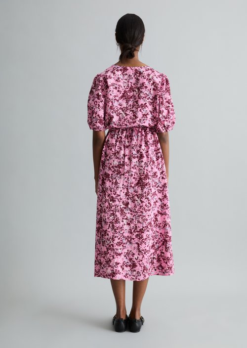 Relaxed print dress — Medium Pink