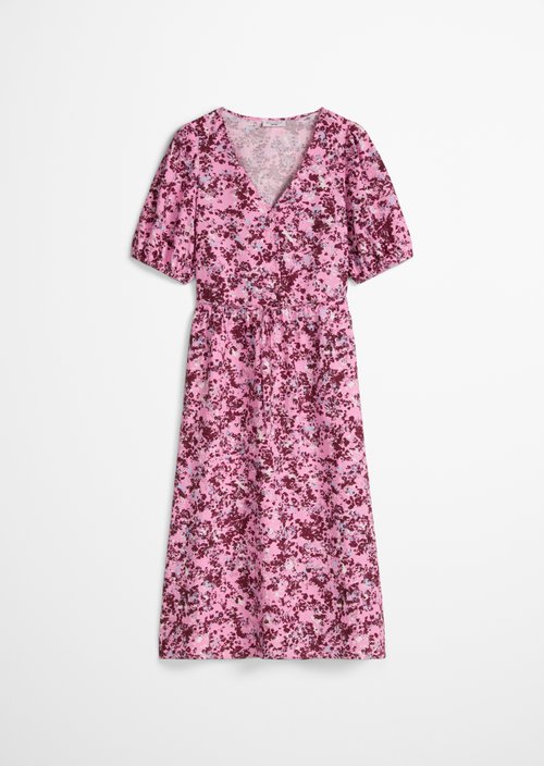 Relaxed print dress — Medium Pink