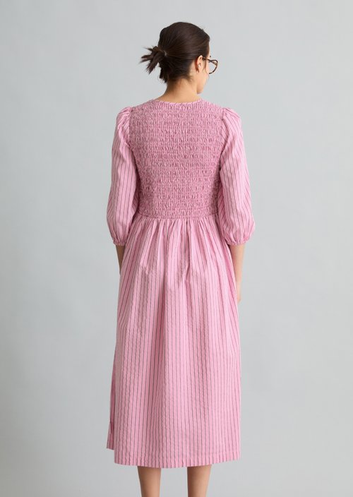 Striped dress — Light Pink