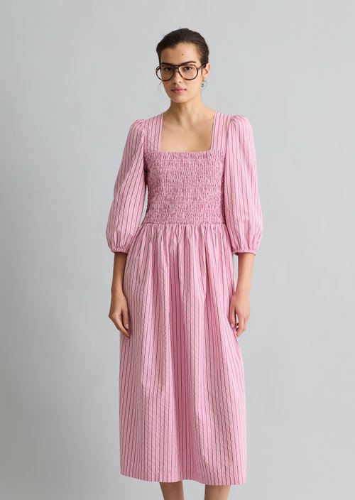 Striped dress — Light Pink