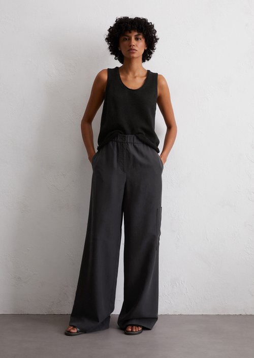 Pants wide — Black