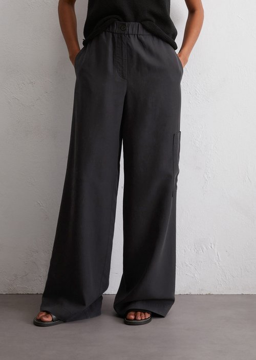 Pants wide — Black