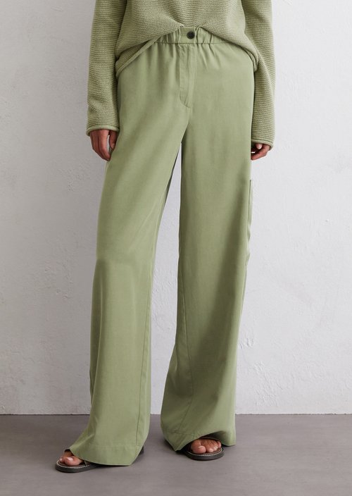 Pants wide — Olive