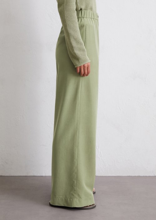 Pants wide — Olive