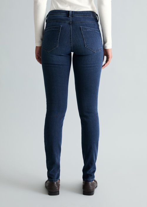 Jeans model Alva slim — Dark Blue (alternate view)