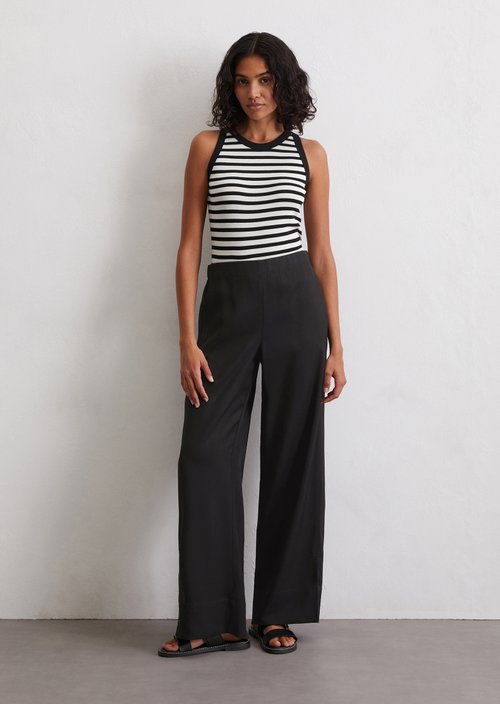 Pants wide — Black
