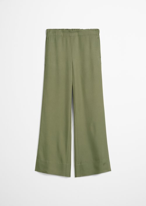 Pants wide — Olive