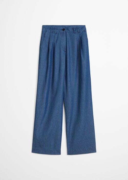 Denim pants wide — Medium Blue