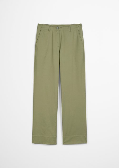 Chino model Lande wide — Olive