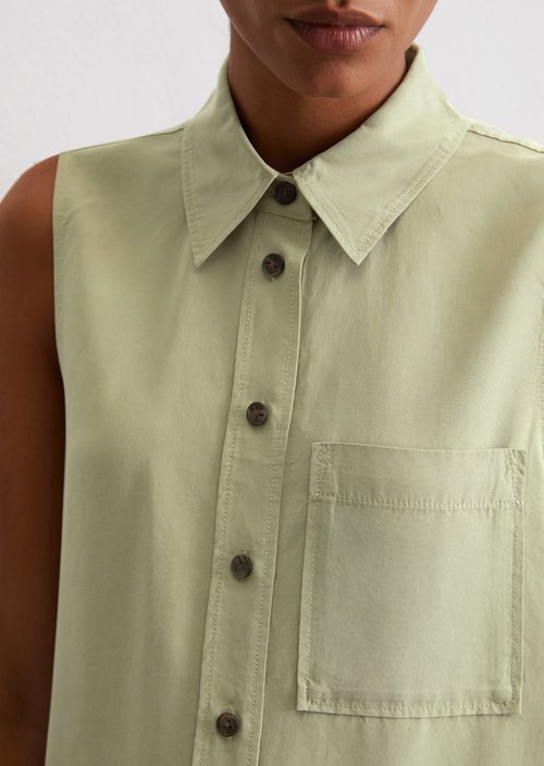 Sleeveless dress regular — Smooth Sage