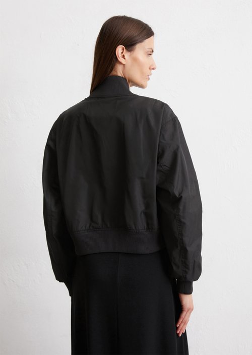 Regular pilot-style blouson — Black