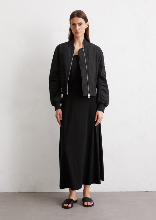 Regular pilot-style blouson — Black