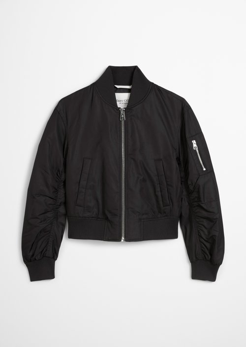 Regular pilot-style blouson — Black