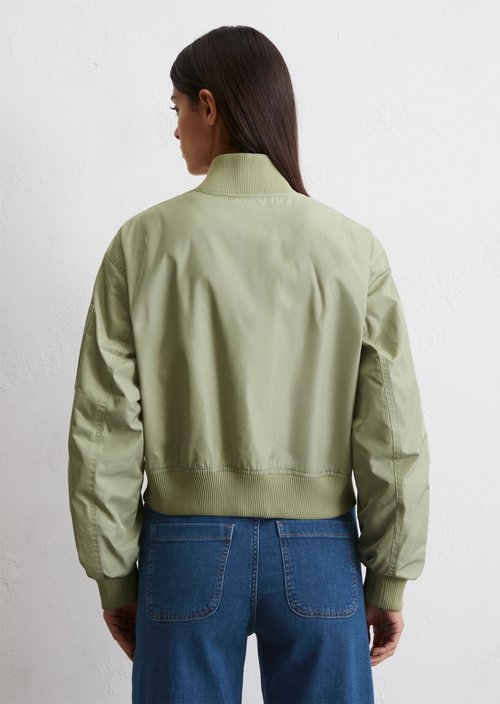 Regular pilot-style blouson — Smooth Sage