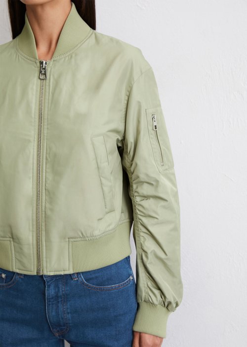 Regular pilot-style blouson — Smooth Sage