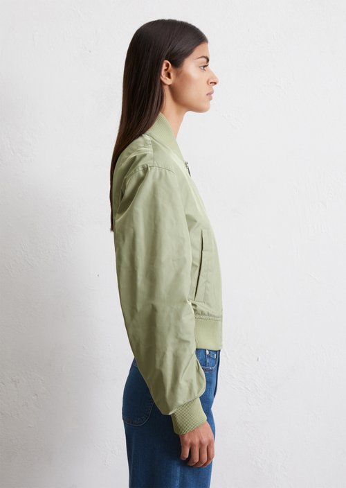 Regular pilot-style blouson — Smooth Sage