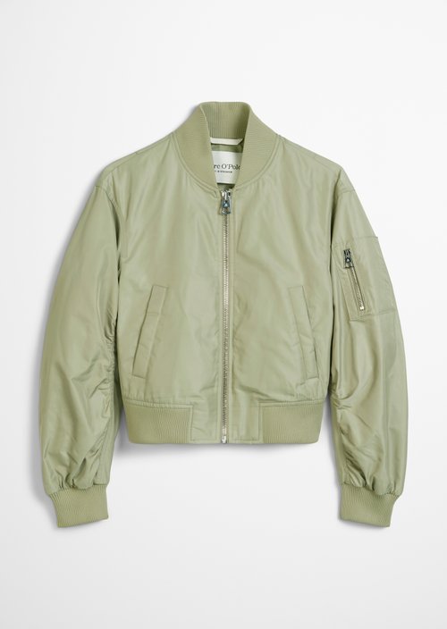 Regular pilot-style blouson — Smooth Sage