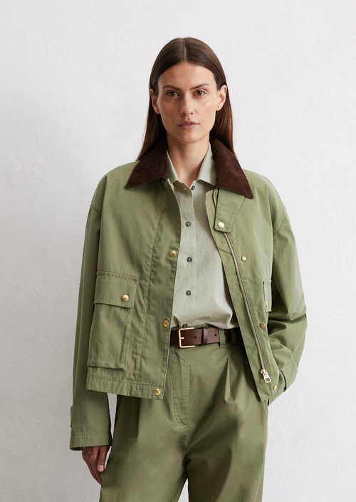 Barnjacket regular A-Shape — Olive